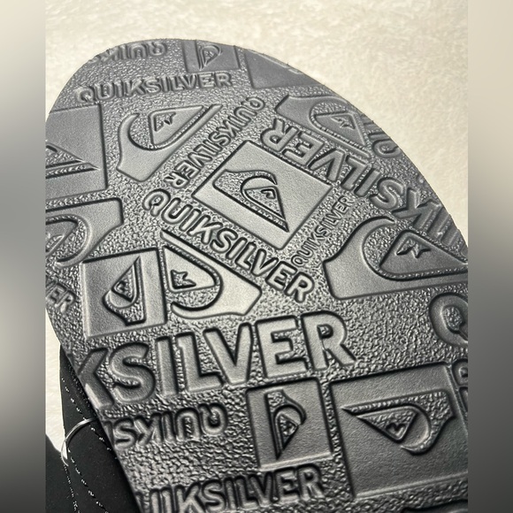 Mew Quicksilver Black‎ Women’s Flip Flops shoes Sz 10 - Picture 5 of 6